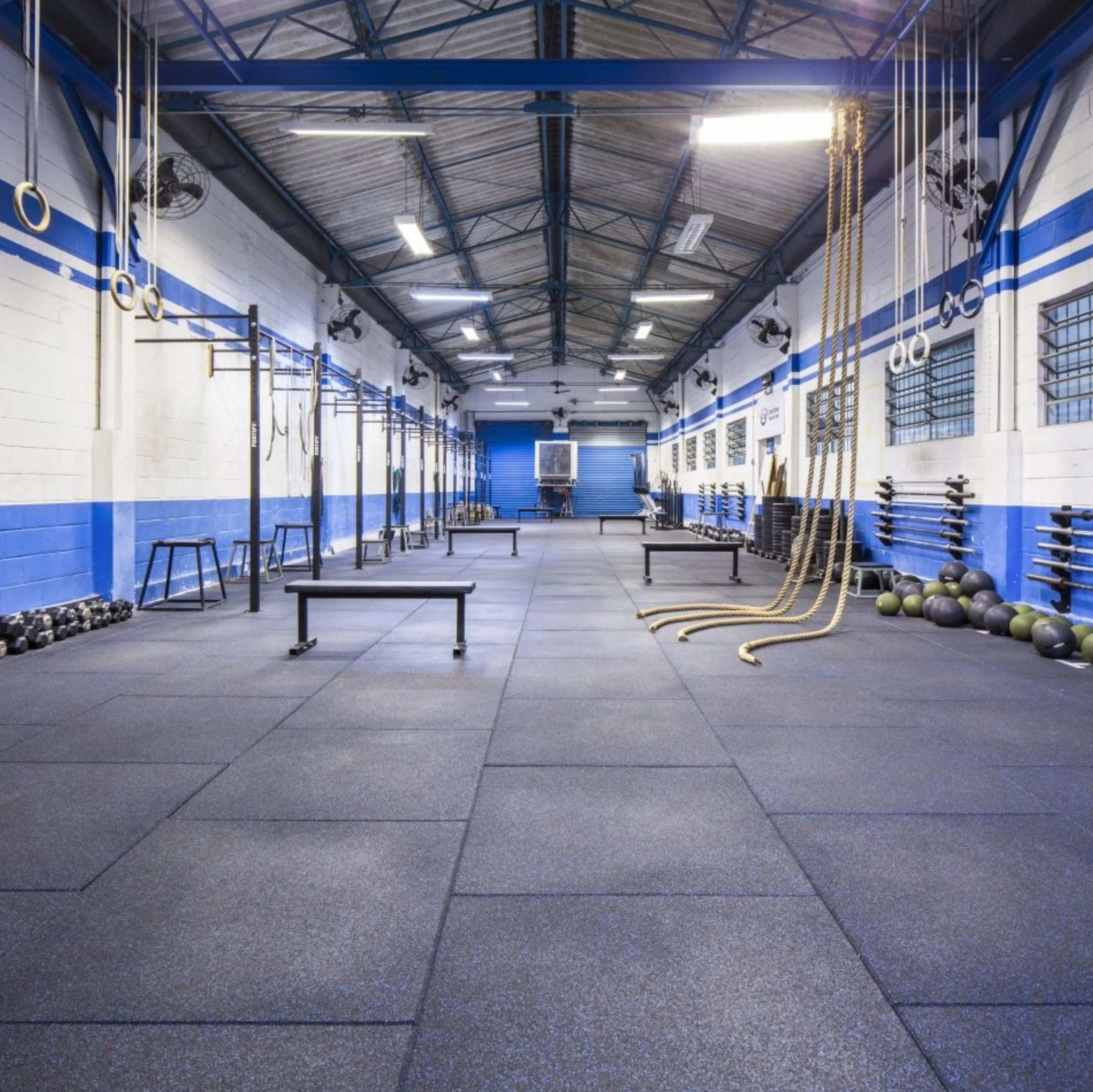 Flatline PRO Garage Gym Flooring Set – 45m² (45× 1m×1m×20mm Tiles) - Image 2