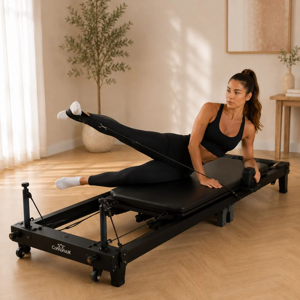 Cannons UK Home Pilates Reformer Bed | Foldable Pilates Machine - Image 12