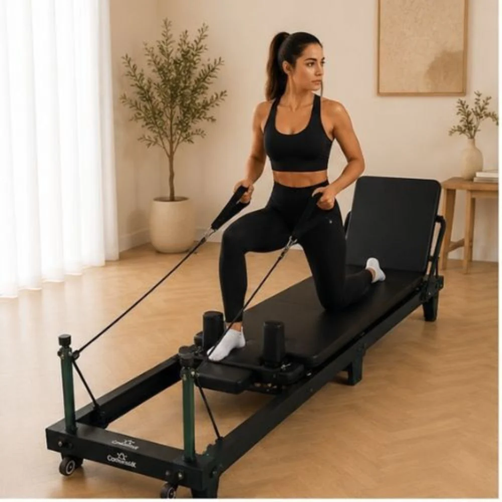 Cannons UK Home Pilates Reformer Bed | Foldable Pilates Machine - Image 14