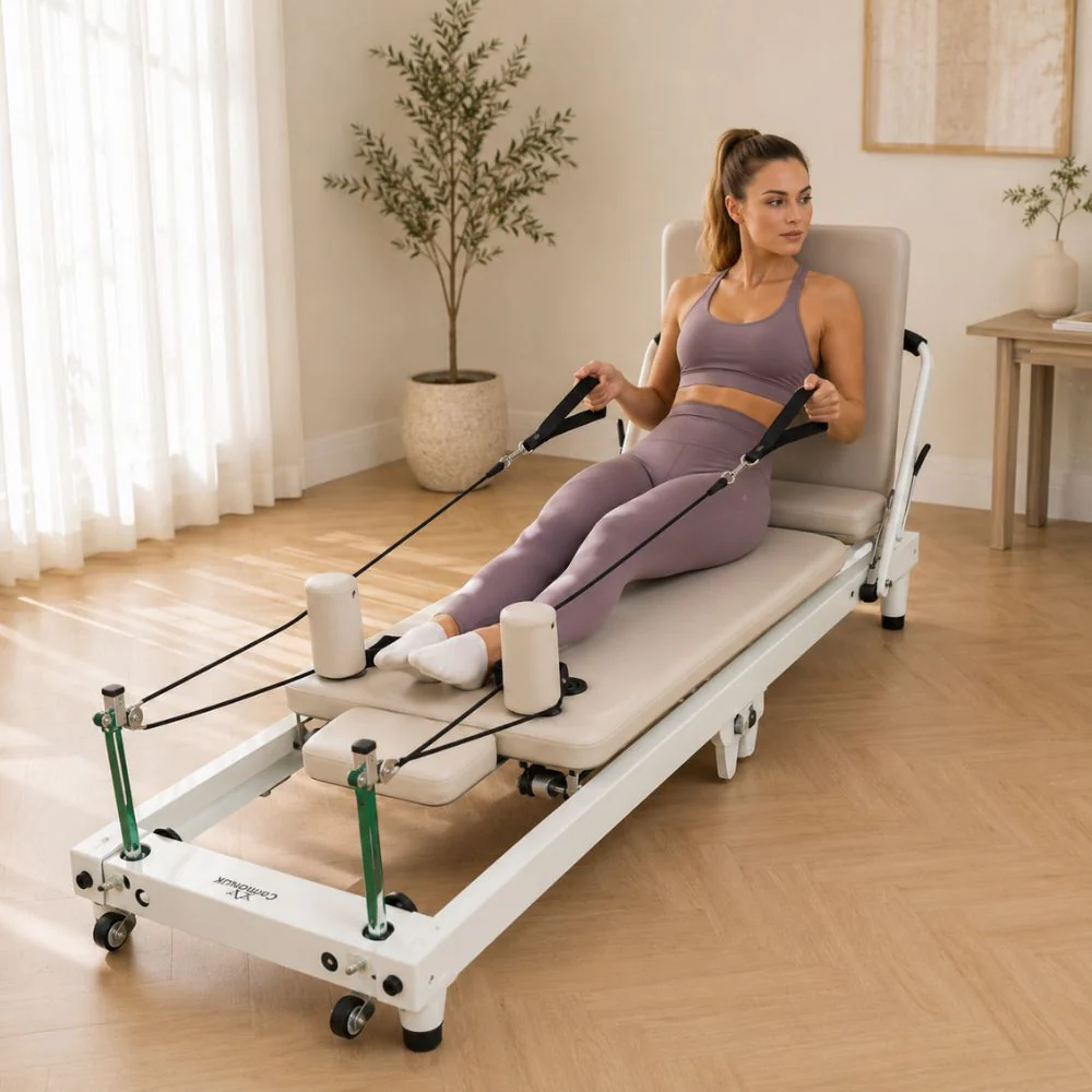 Cannons UK Home Pilates Reformer Bed | Foldable Pilates Machine - Image 3