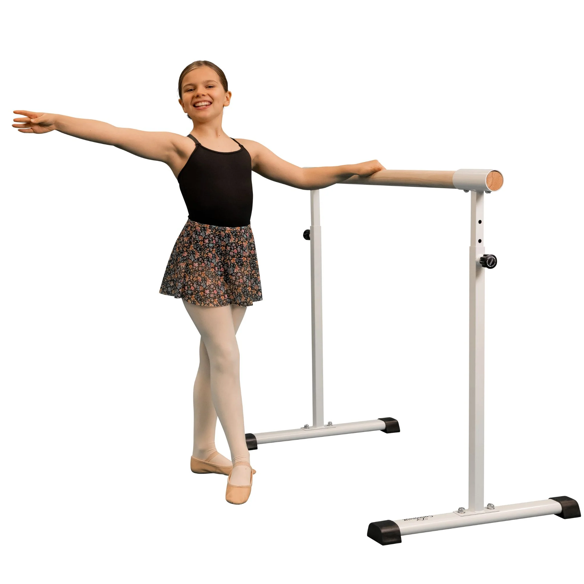 Freestanding and portable Ballet / stretch Barre 110cm (with extension option) - Image 14