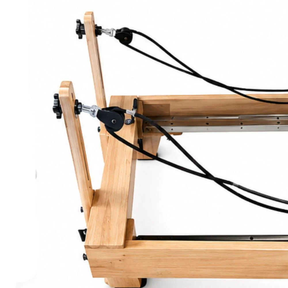 Cannons UK Luxury Wooden Pilates Reformer Machine – Foldable Home Studio Reformer - Image 4
