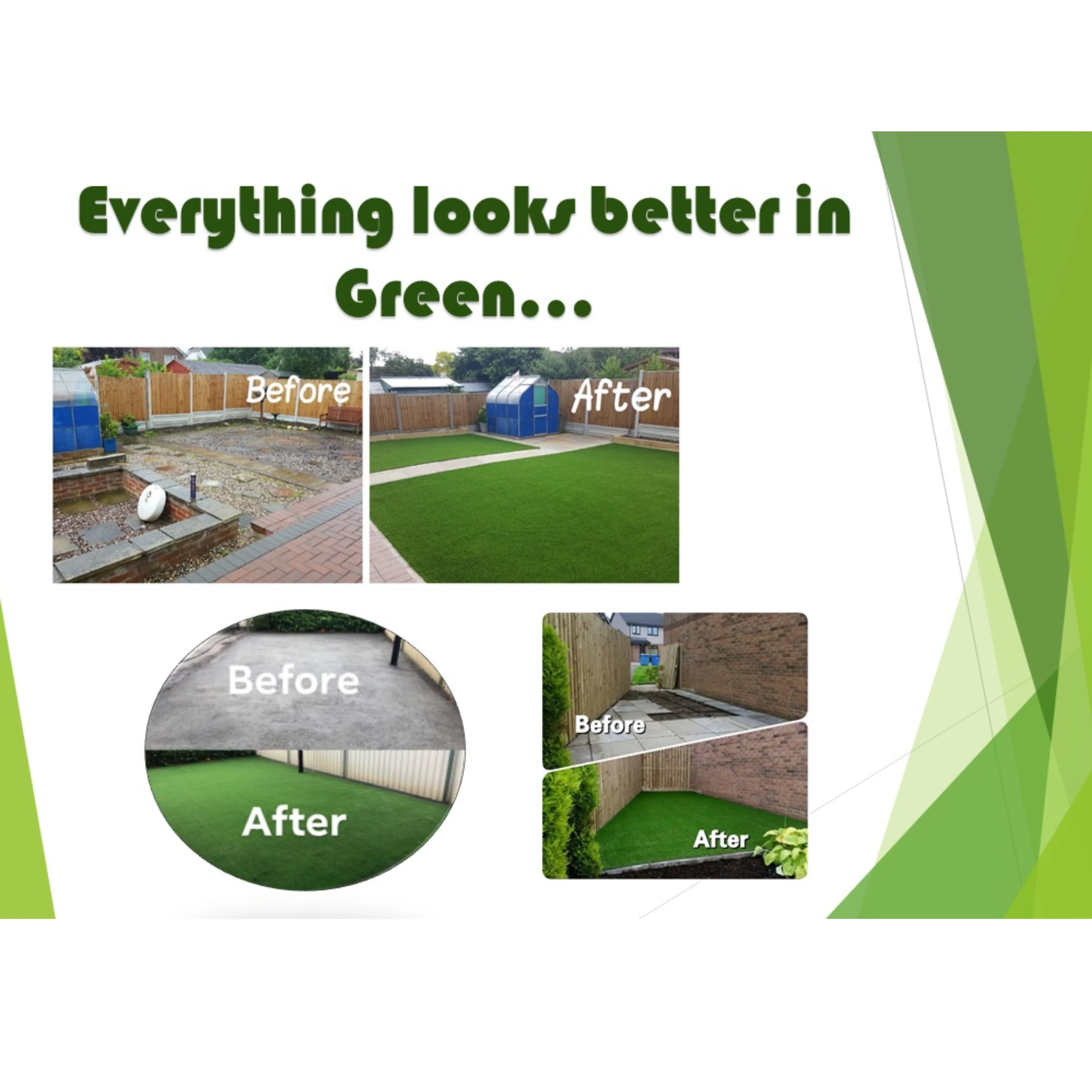 Artificial Grass topped rubber garden floor tiles 2nd edition (Active) 15mm sbr+ 25mm artificial turf - Image 5